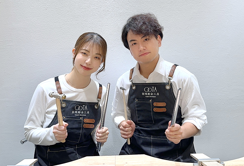【静岡市】手作りが初めてでも安心！プロがサポートする本格素材の結婚指輪制作