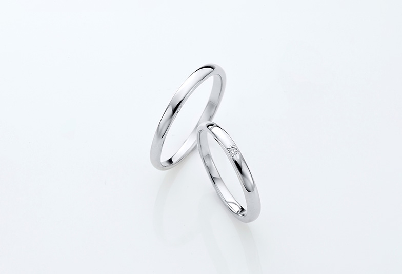 【浜松市】やっぱりシンプルが良い。流行に左右されない永遠を意味する結婚指輪