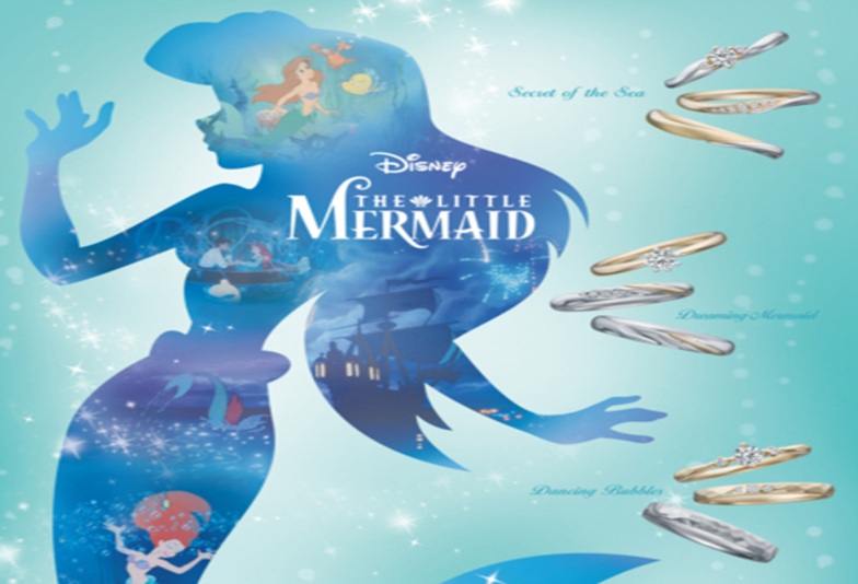 大阪心斎橋　ディズニー好きな方にオススメ♡リトルマーメイドのブライダルコレクションをご紹介いたします！