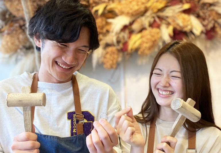 【長崎市】結婚指輪が手作りで作れてその日に着けて帰れるお店「うつくしみ長崎店」