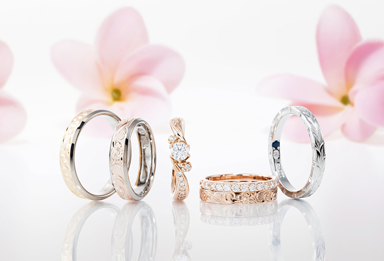 【浜松市】ふたりだけのハワイアンジュエリー！自分好みに結婚指輪をカスタマイズできる「Makana マカナ」