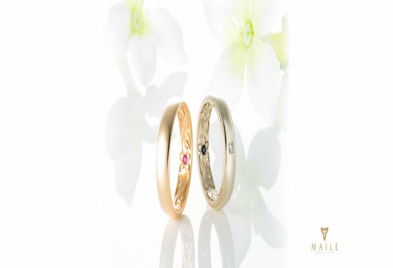 【神戸三ノ宮】高品質なハワイアンブライダルジュエリー。日本とハワイの技術のコラボMAILE（マイレ）