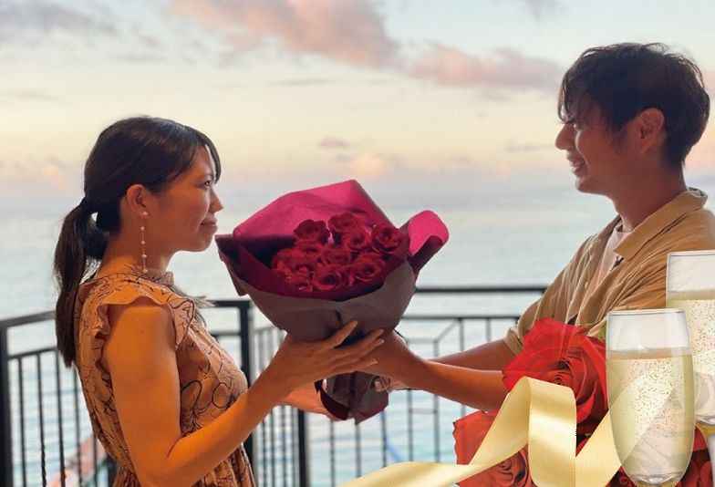 【神戸三ノ宮】gardenの新サービス！プロポーズは婚約指輪とバラの花束で一生の思い出に。