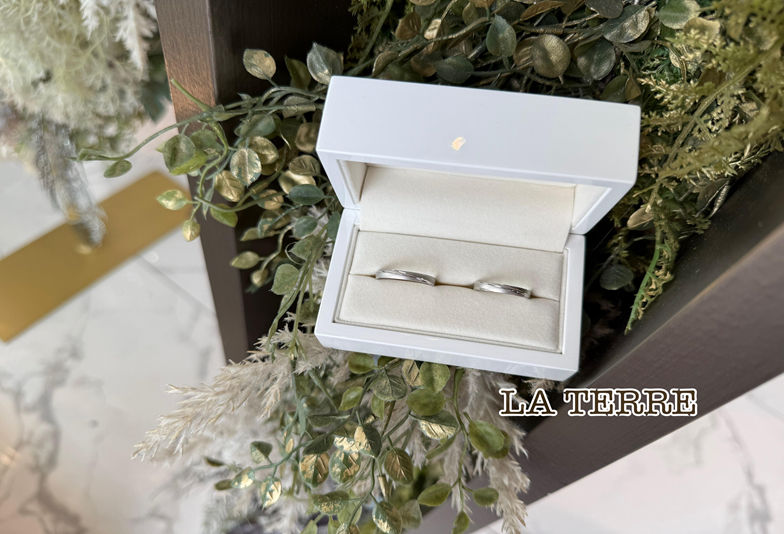 【京都】1本7万円台から揃う！本格素材の結婚指輪「LA TERRE（ラ テール）」のご紹介